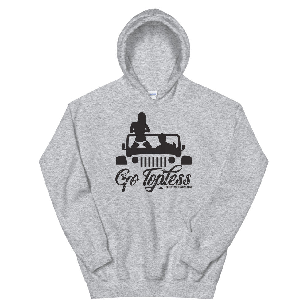 moniquetoohey Go Topless Unisex Hoodie