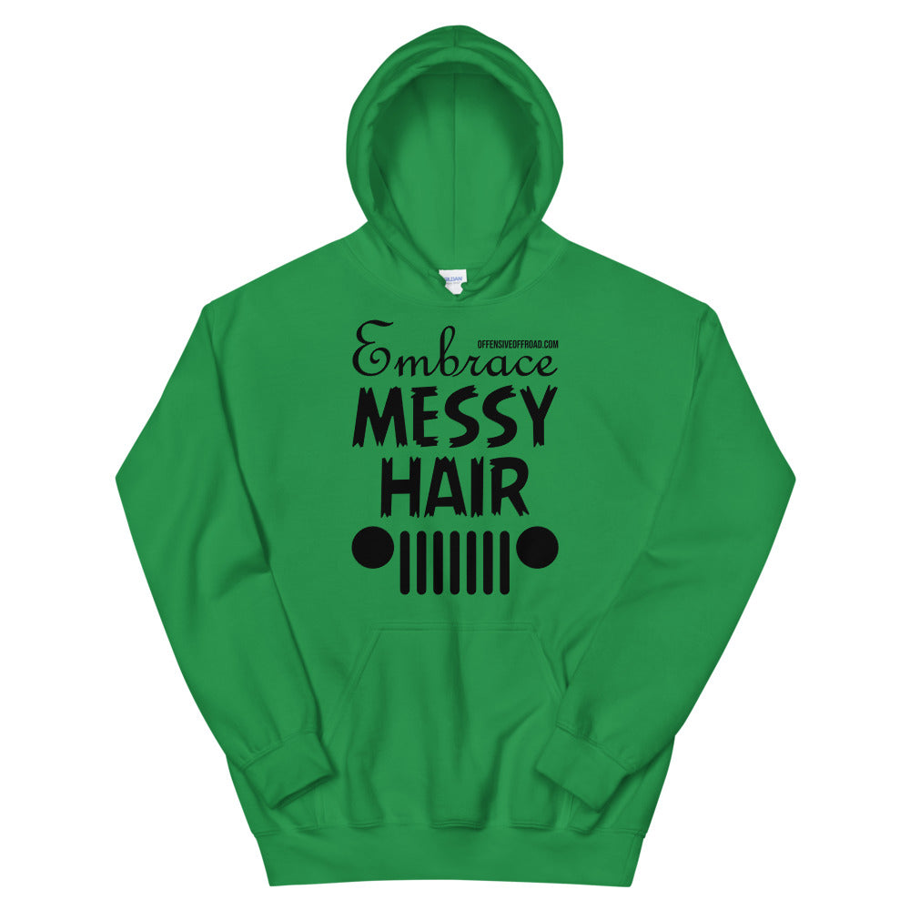 moniquetoohey Embrace Messy Hair Unisex Hoodie