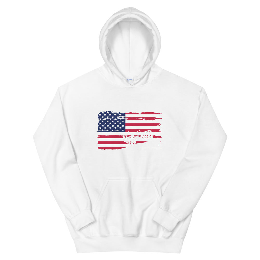 moniquetoohey Jeep Flag Unisex Hoodie