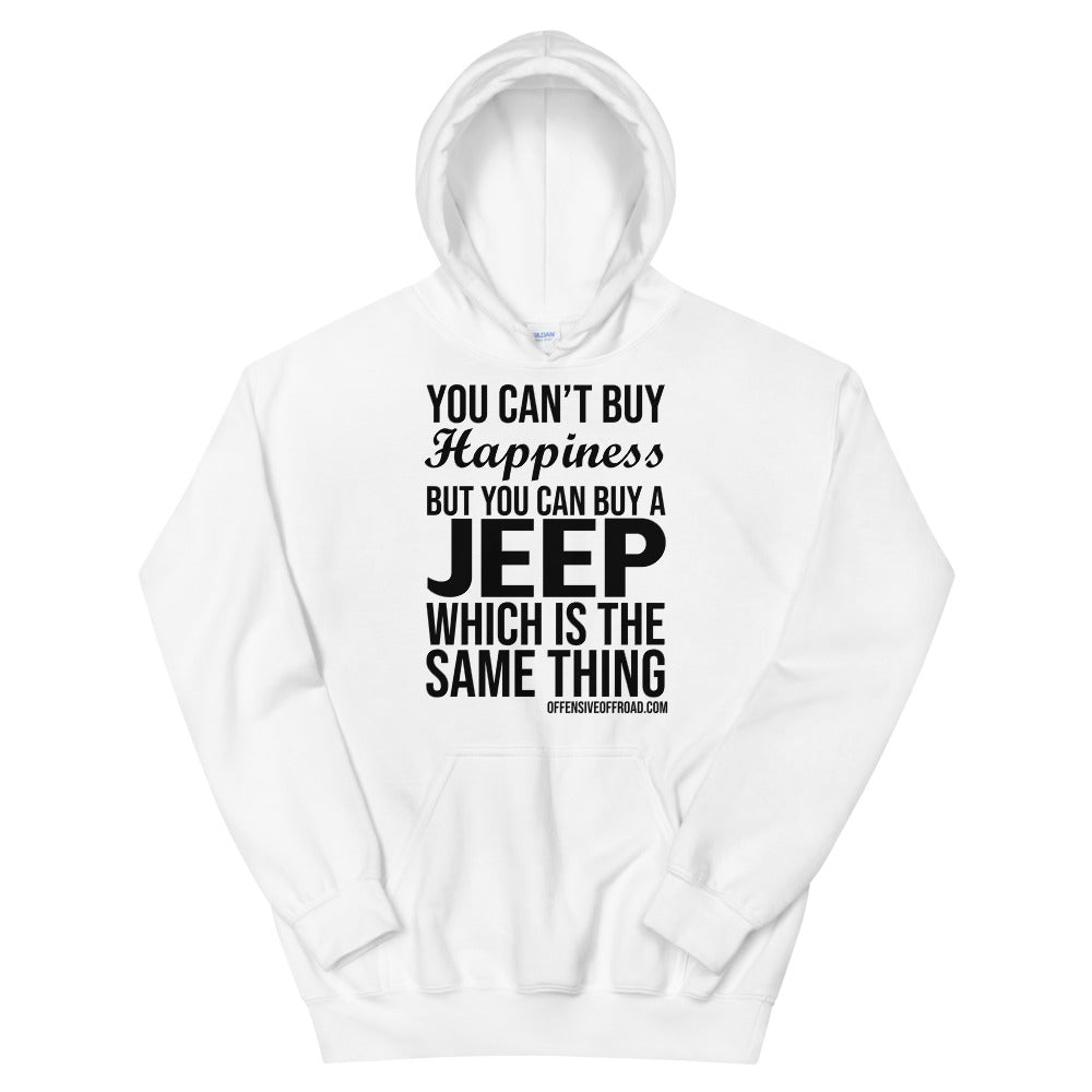 moniquetoohey You Can't Buy Happiness but Unisex Hoodie