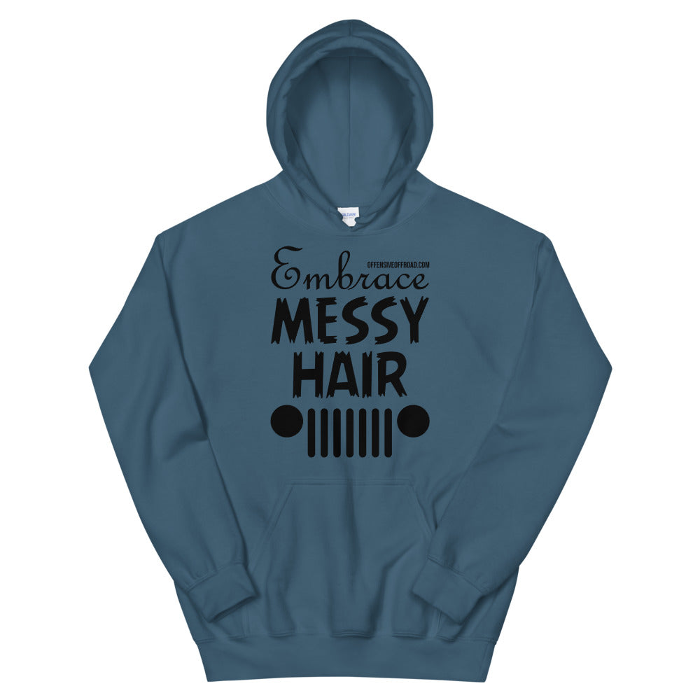 moniquetoohey Embrace Messy Hair Unisex Hoodie