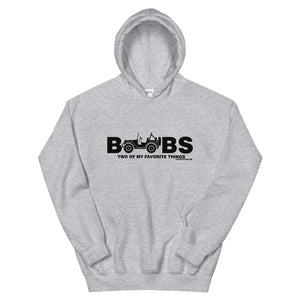 moniquetoohey Jeeps & Boobs Two Of My Favorite Things Unisex Hoodie