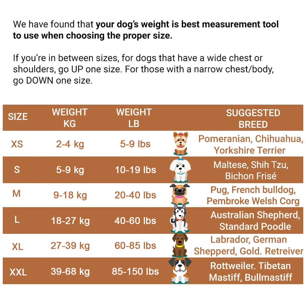 Size Chart | TrueHarness™