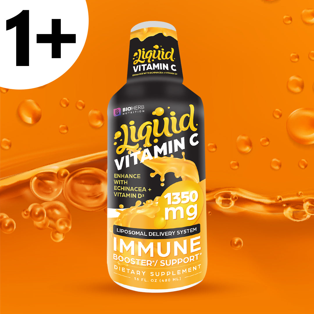 (1+) Liquid Vitamin C 1350mg - Bioherb Nutrition product image