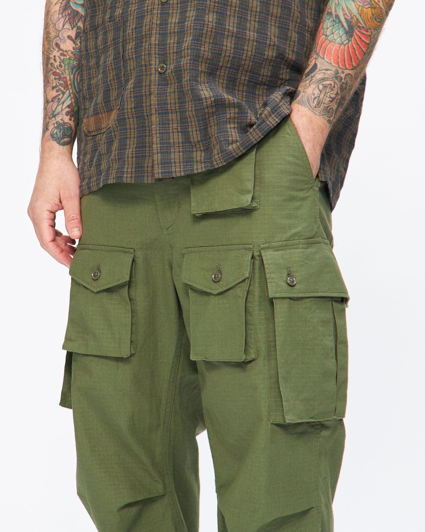 FA Pant in Olive Cotton Ripstop