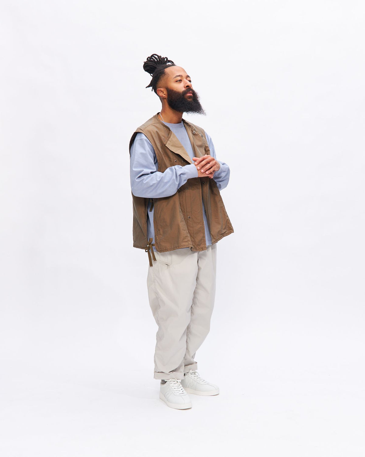 メーア meer. TWEED TAILORED VEST TOPS - ベスト