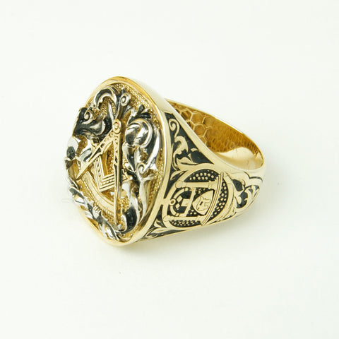 Dare By Voylla Golden Ring - Buy Dare By Voylla Golden Ring online in India
