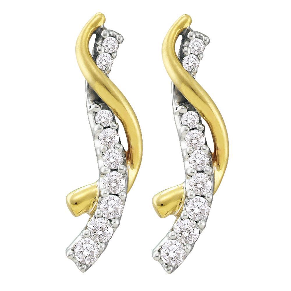 diamond journey earrings