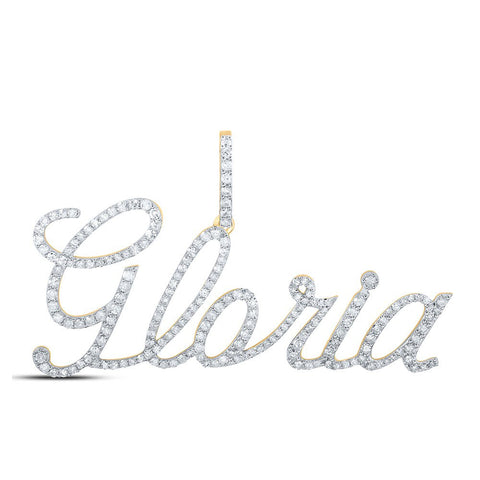 Glorria 14k Solid Gold Letter V Necklace