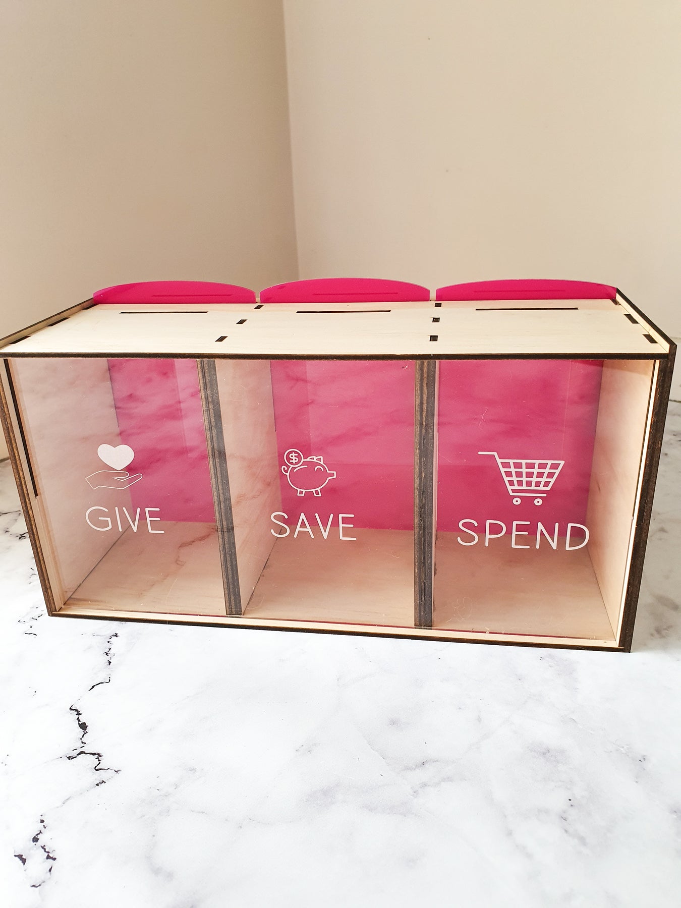 Give Save Spend Money Box – MY LOVELY GIFTS