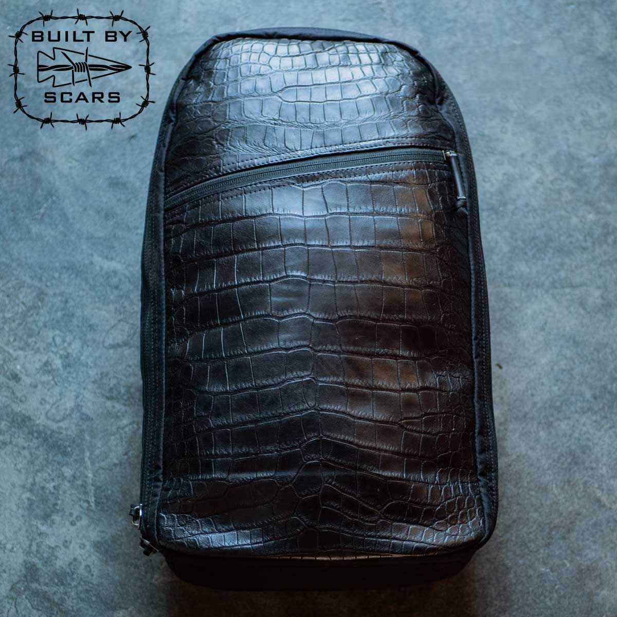 Bullet Ruck - Laptop - Alligator Leather