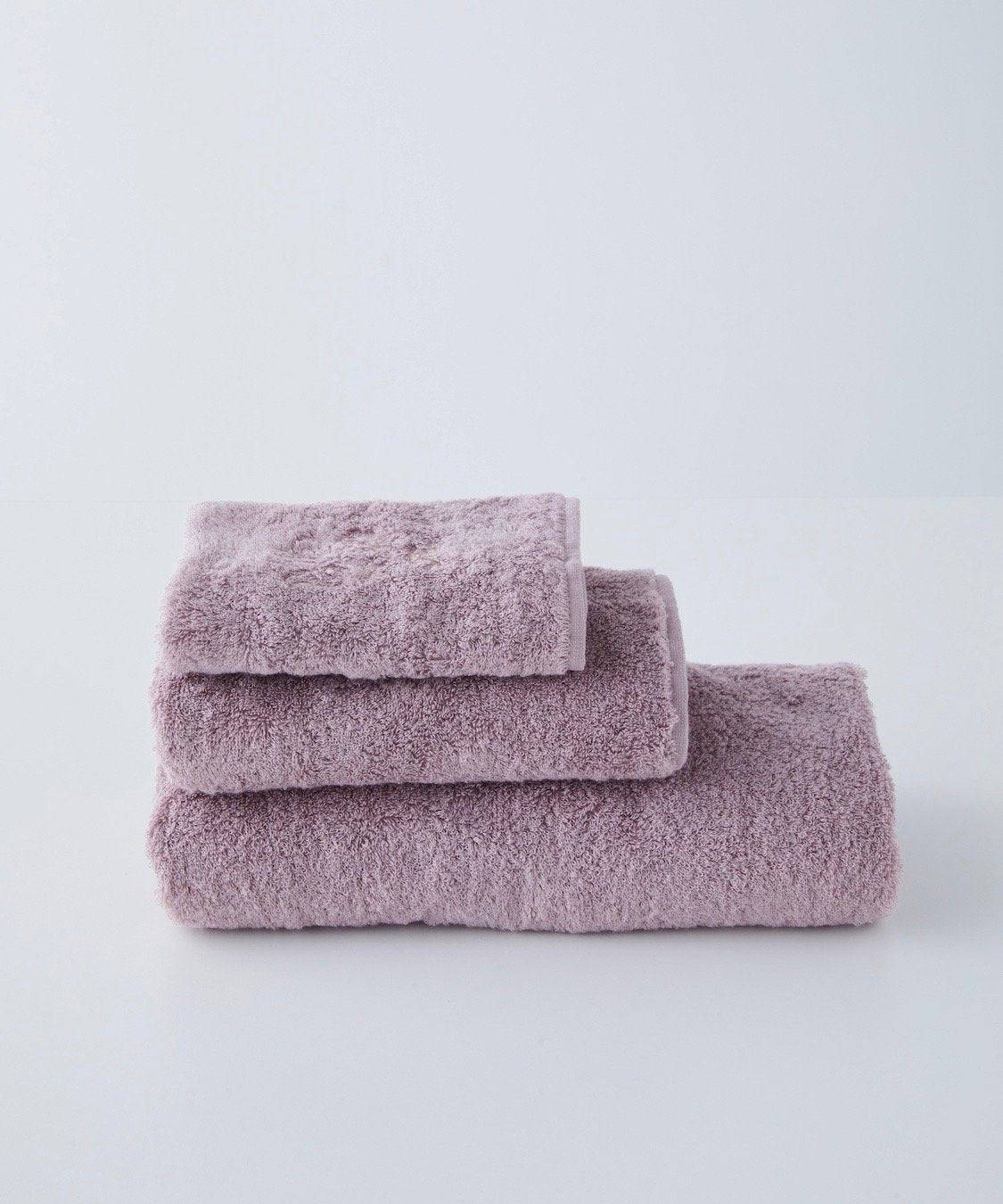 Organic cotton towel Bath towel, face towel, hand towel 3 size same color set (pink) Daily necessities Foo Tokyo