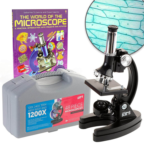 AmScope Microscope Kit + Book | GIGI Bloks