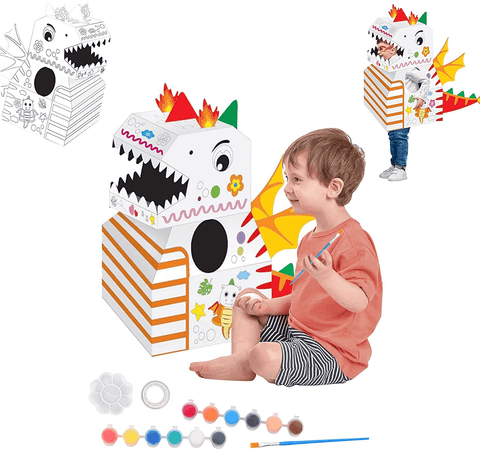 Discover, 126 Piece Cardboard Construction Toolbox for 1-5 Makers, STEM  and STEAM Educational Toys for Kids, at Home Play + Classroom Learning