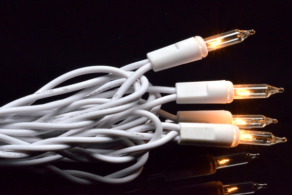 10 Mini String Lights - White Cord (UL Listed) from PaperLanternStore ...