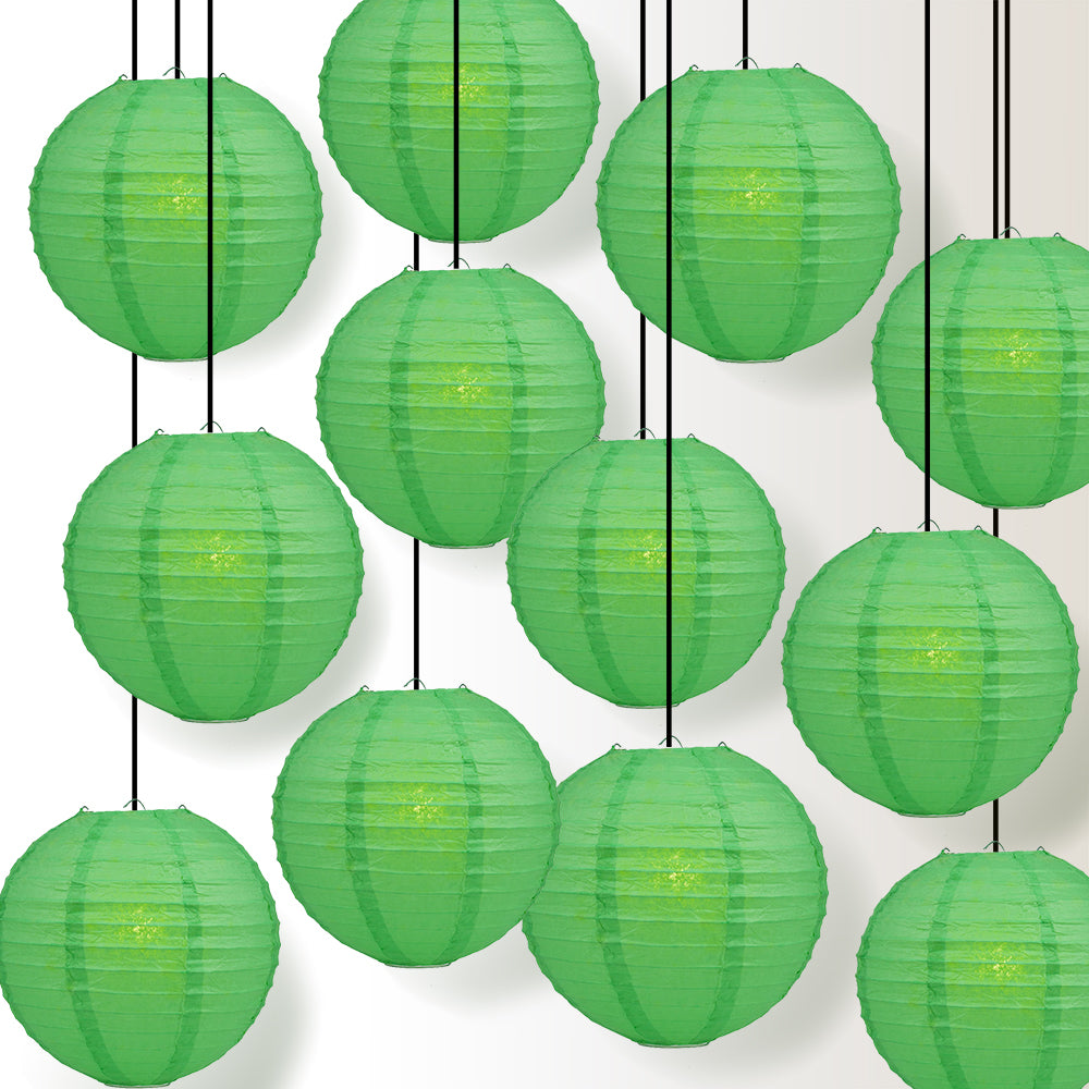 seagreen paper lantern lights