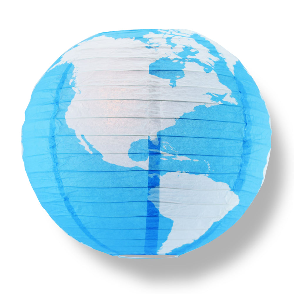 Earth Globe Paper Lantern 