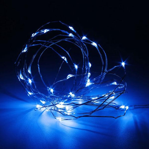 Fantado 30 LED Warm White Mini String Lights, 10.8 ft Clear Cord, Battery Operated by PaperLanternStore