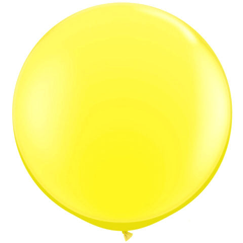 36" Yellow Round Party Latex Balloon Decorations (2 PACK) - PaperLanternStore.com - Paper Lanterns, Decor, Party Lights & More