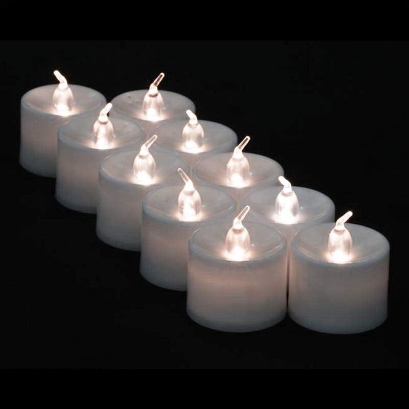 6pcs Color Changing LED Tea Lights Bulk,Flameless Tealight Candles with Colorful Lights, Battery Operated Fake Candles, Size: 3.3, White