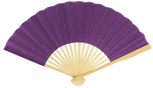 Purple wedding shop hand fans