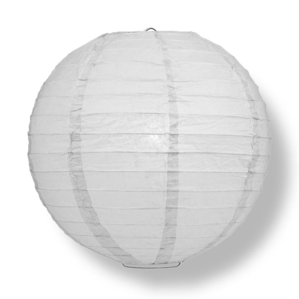 30 Inch Grey Jumbo Round Paper Lantern 