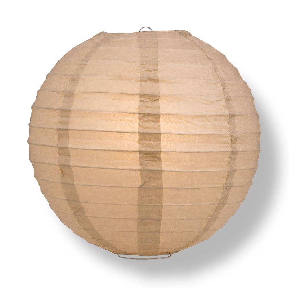 hanging round paper lanterns