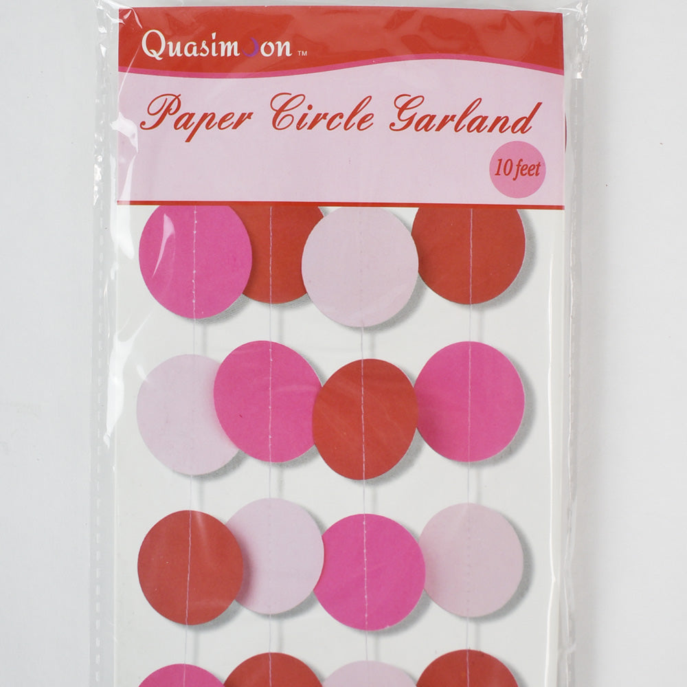 Download Pink Ombre Paper Circle Garland From Paperlanternstore At The Best Bulk Wholesale Prices