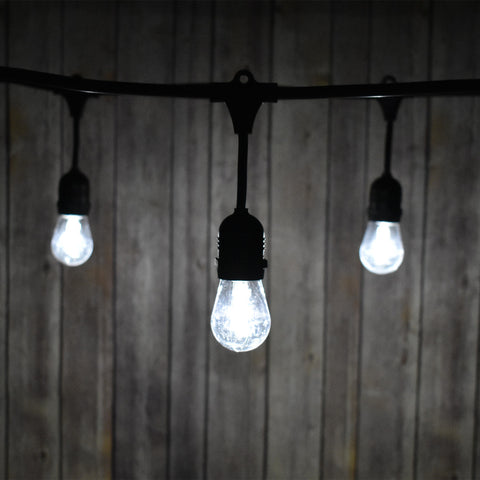 cool white patio lights