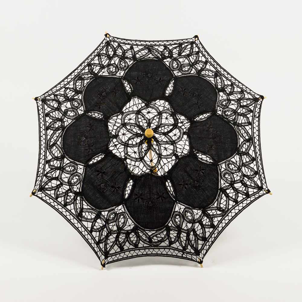 small white lace umbrella