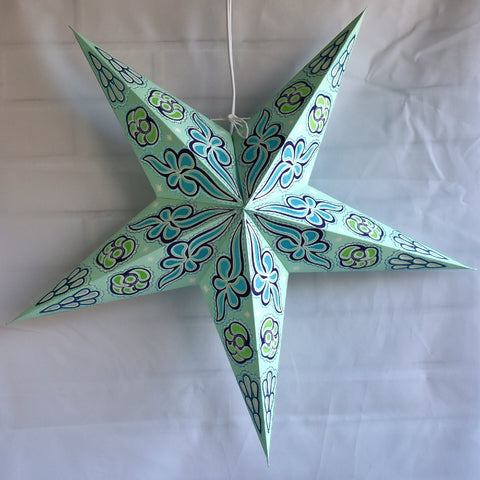 Konstsmide Green Paper Star with Green Velvet, Perforated - Interismo  Online Shop Global