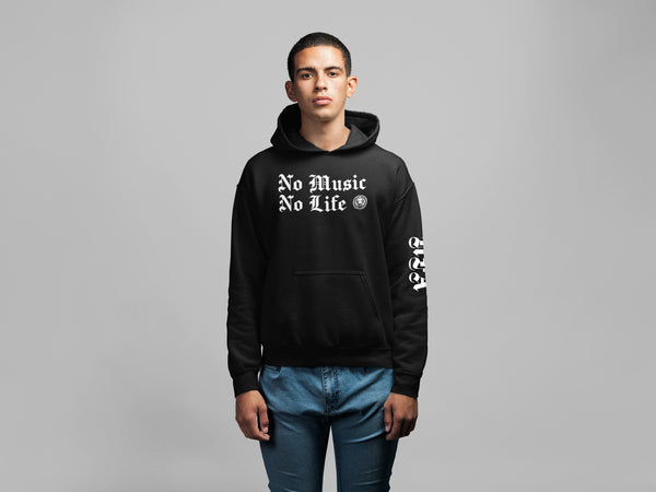 mens-black-no-music-no-life--punkrock-streetwear-front-no-fixed-abode-london-premium-hoodie-black-front-