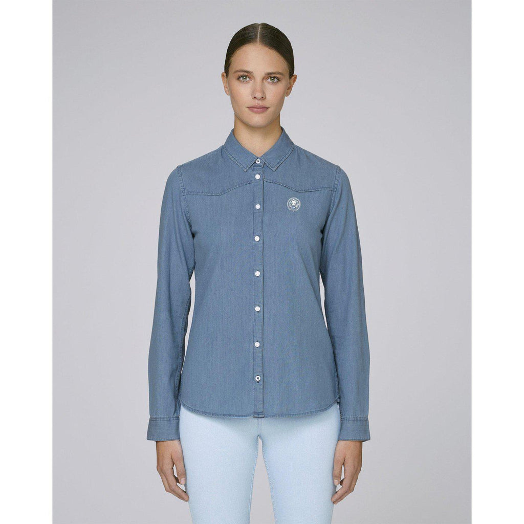 ladies denim shirt uk