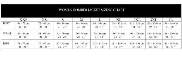 No Fixed Abode Luxury British Streetwear Womens Bomber Jackets