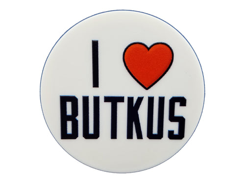 I Heart Butkus Plate Disc