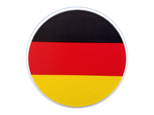 German Flag Plate Disc