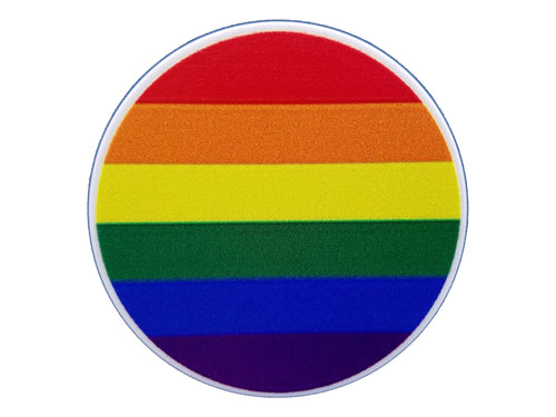 Rainbow Flag Plate Disc