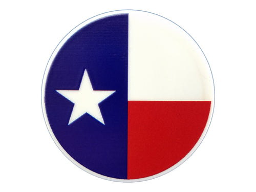 Texas Flag Plate Disc