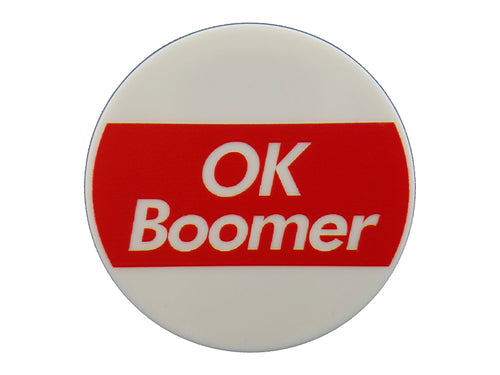OK Boomer Red Stripe Plate Disc