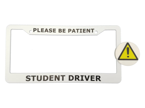 Student Driver Plate Disc and Frame