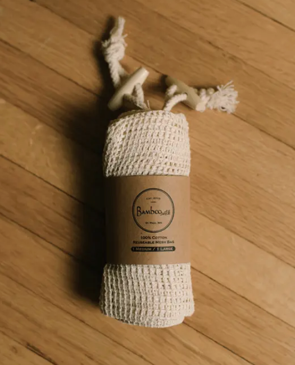 Cotton Mesh Produce Bags
