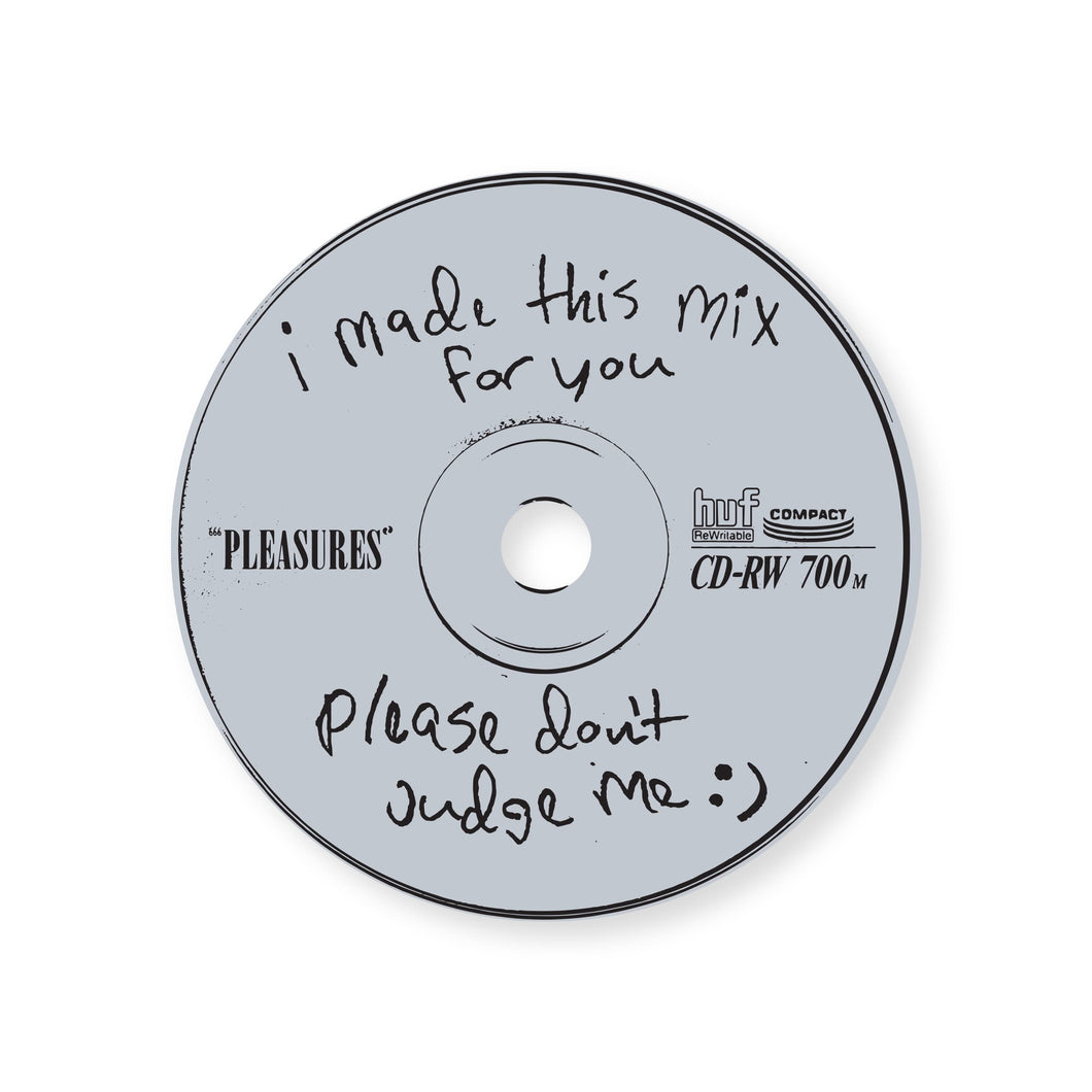 HUF CD-RW Sticker Grey