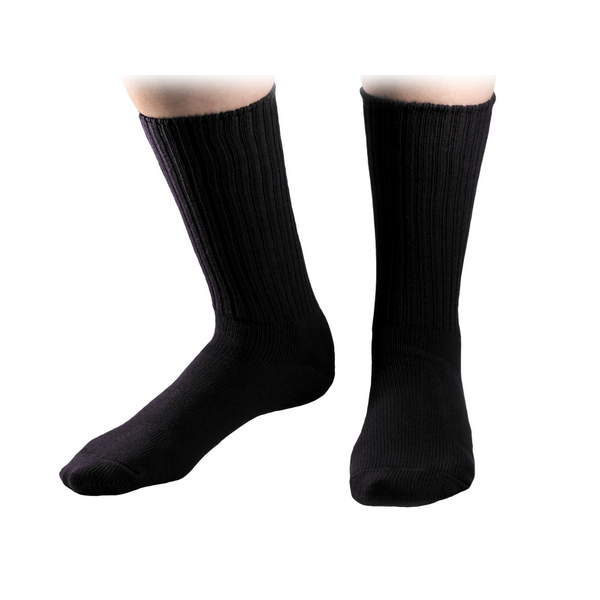 Organic Cotton Crew Socks-Tri-pack Black-On Sale! - Maggie's Organics ...