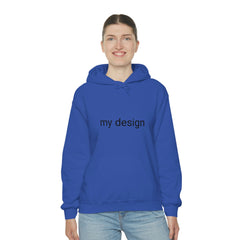 "description of design"  Hooded Sweatshirt