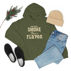 Where There's Smoke There's Flavour hooded sweatshirt
