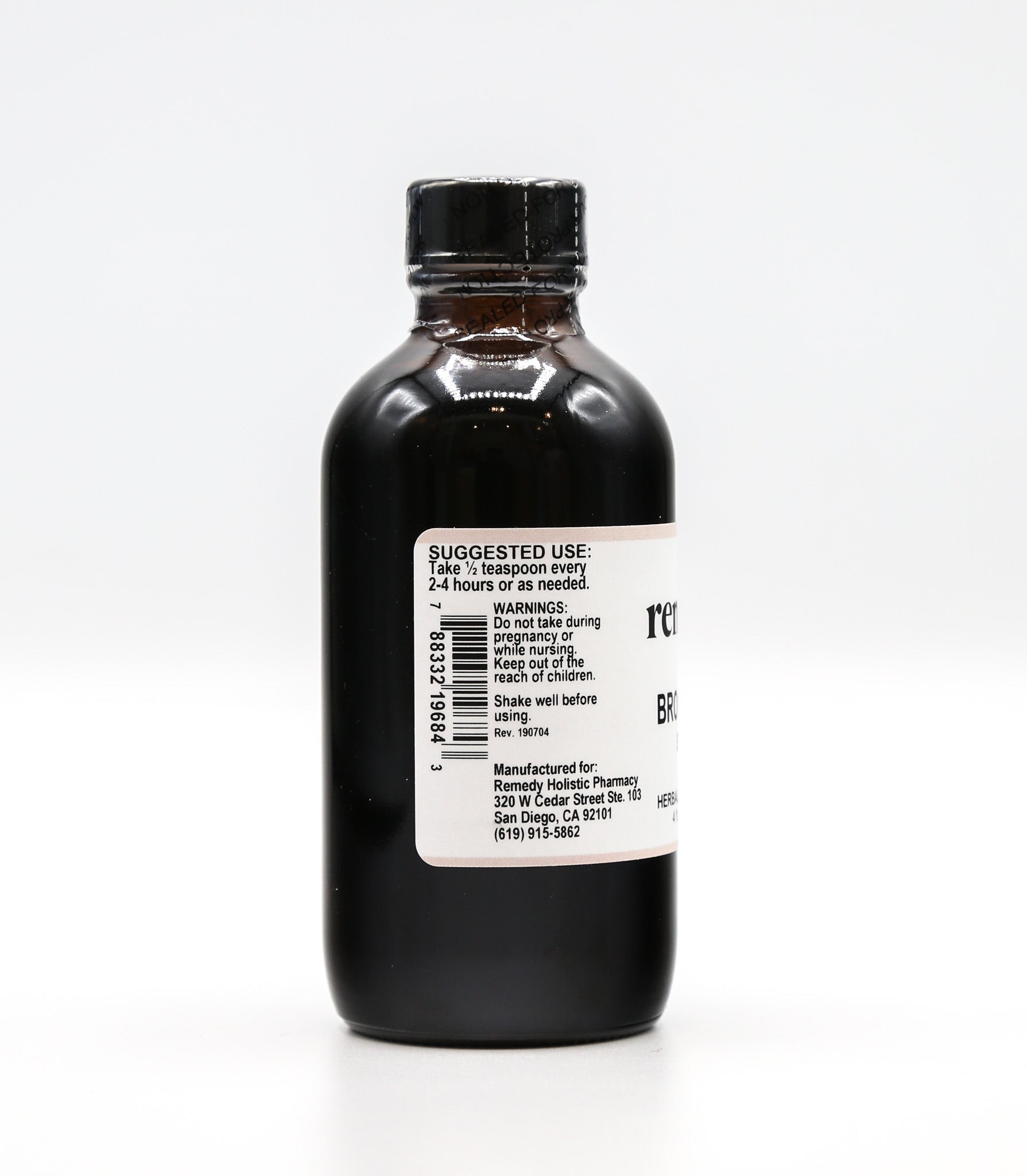 Bronchial Syrup, 4 oz – Remedy Holistic