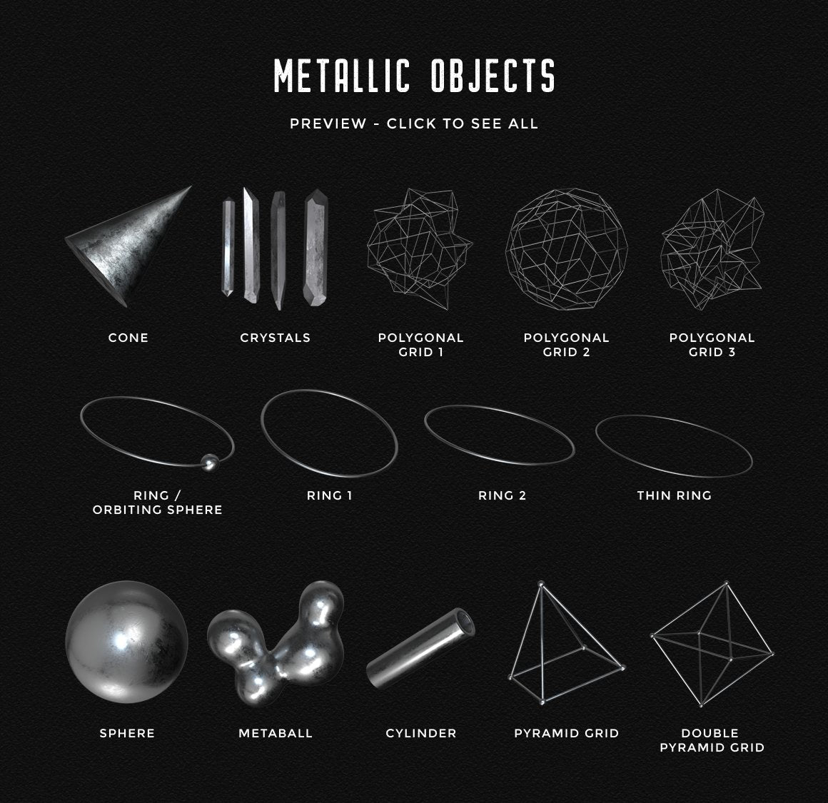 Crystal Spheres + Other Elements