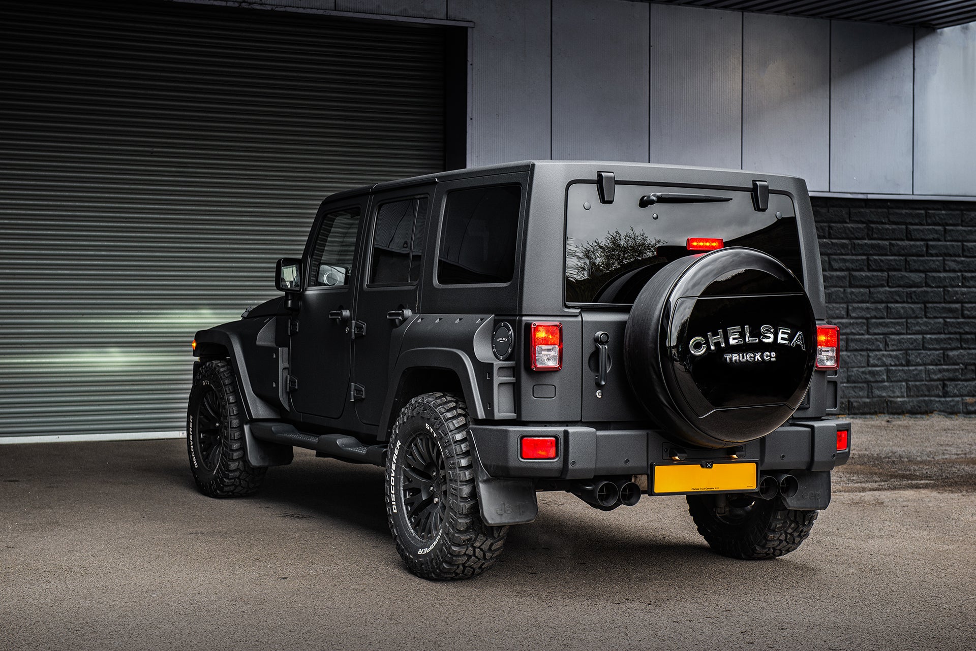 Jeep Wrangler JK 2 Door Hard Spare Wheel Cover | Chelsea Truck Company