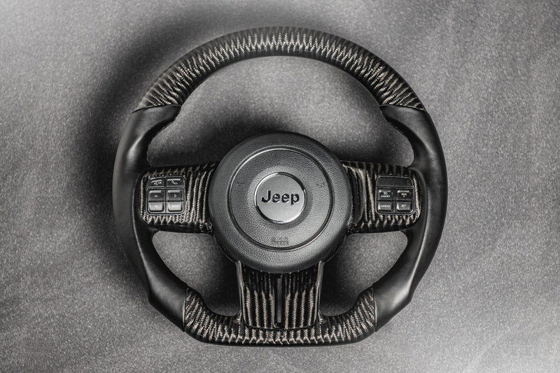 Jeep Wrangler JK Carbon Fibre Steering Wheel | Chelsea Truck Co – Chelsea  Truck Company