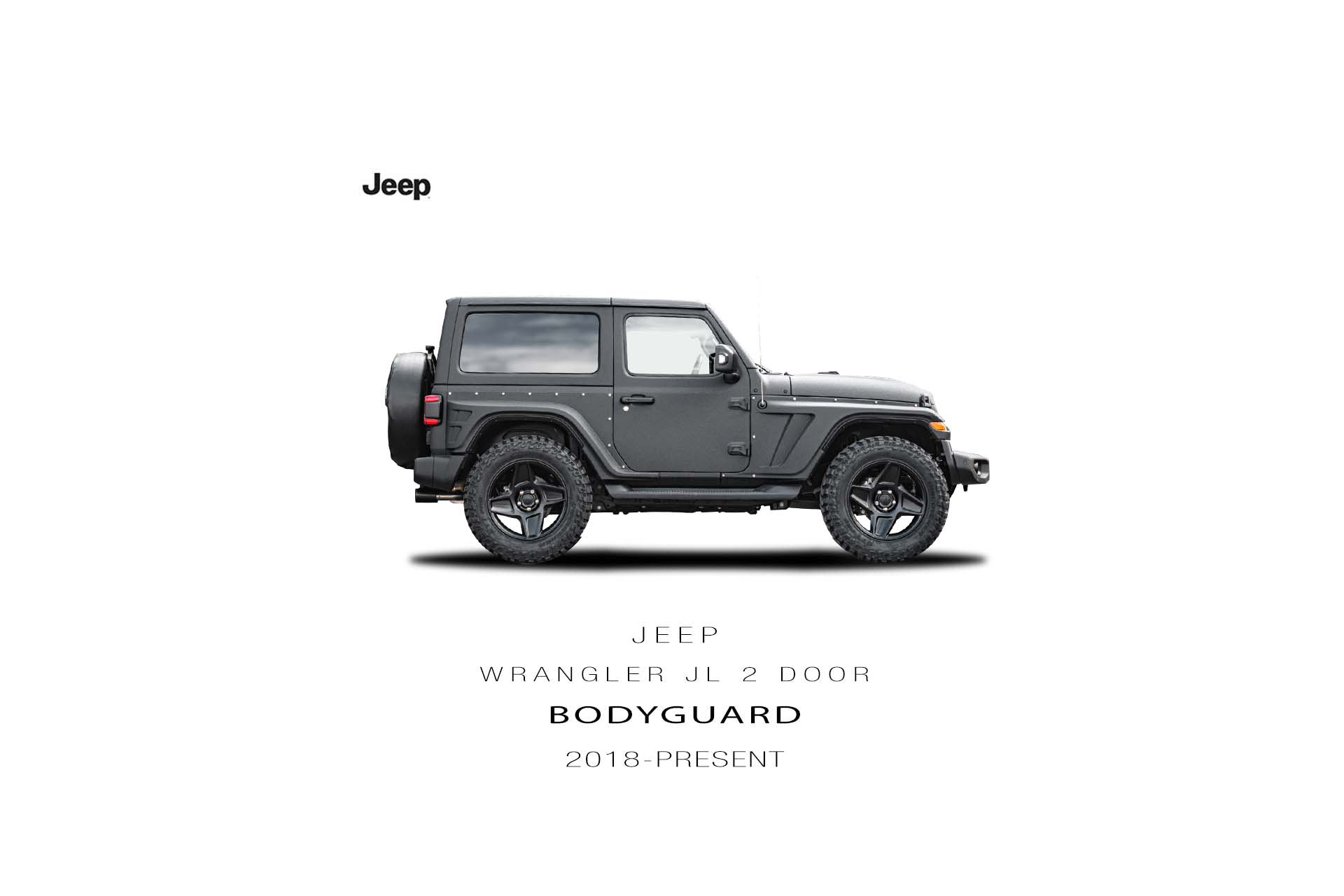 Jeep Wrangler JL 2 Door Bodyguard Tailored Conversion – Chelsea Truck  Company